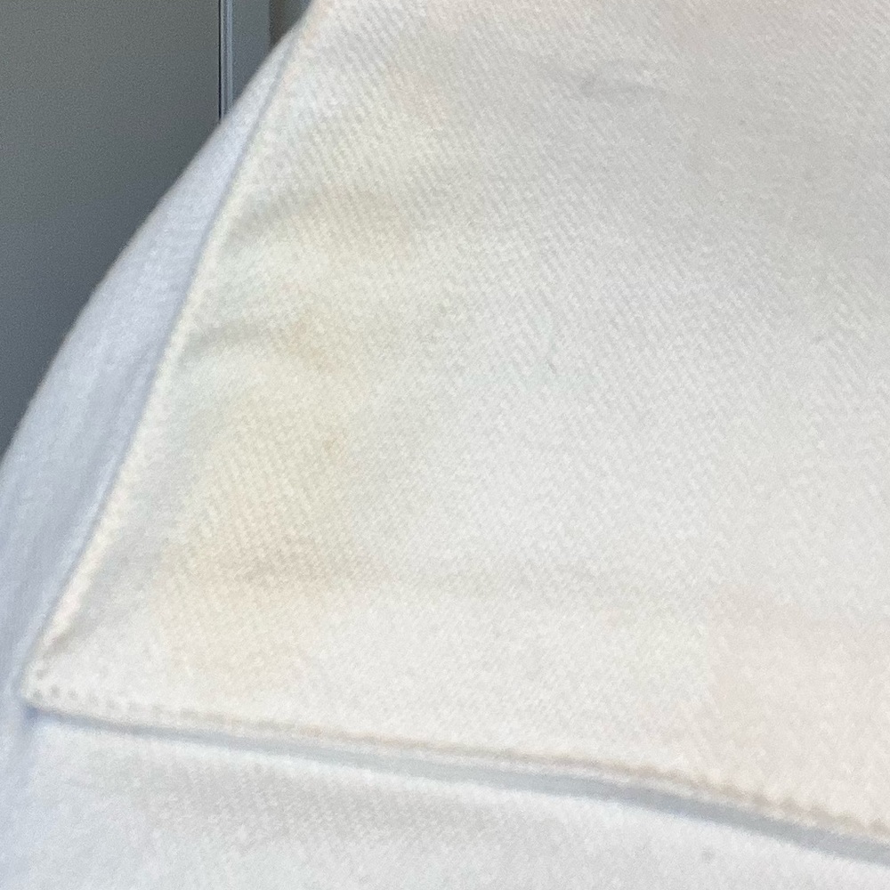 Reformation Kaia Denim Patch Pocket Dress White - Picture 9 of 11